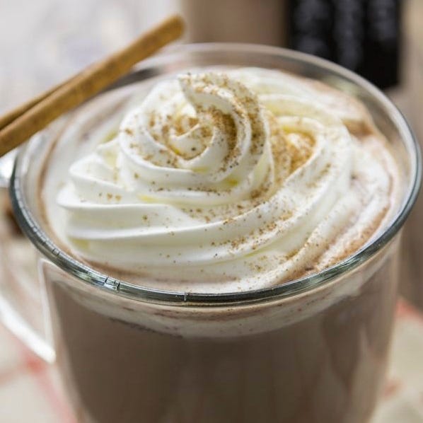 Food, White, Drink, Drinkware, Ingredient, Dairy, Icing, Sweetness, Non-alcoholic beverage, Spiral, 