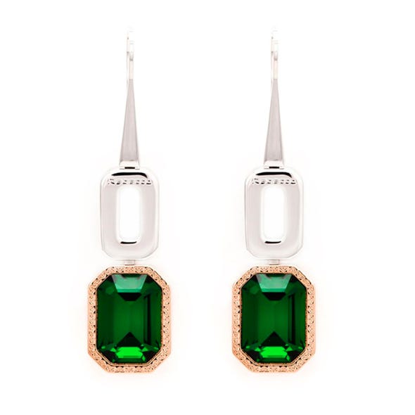 Product, Green, Grey, Earrings, Silver, Emerald, Steel, Body jewelry, 