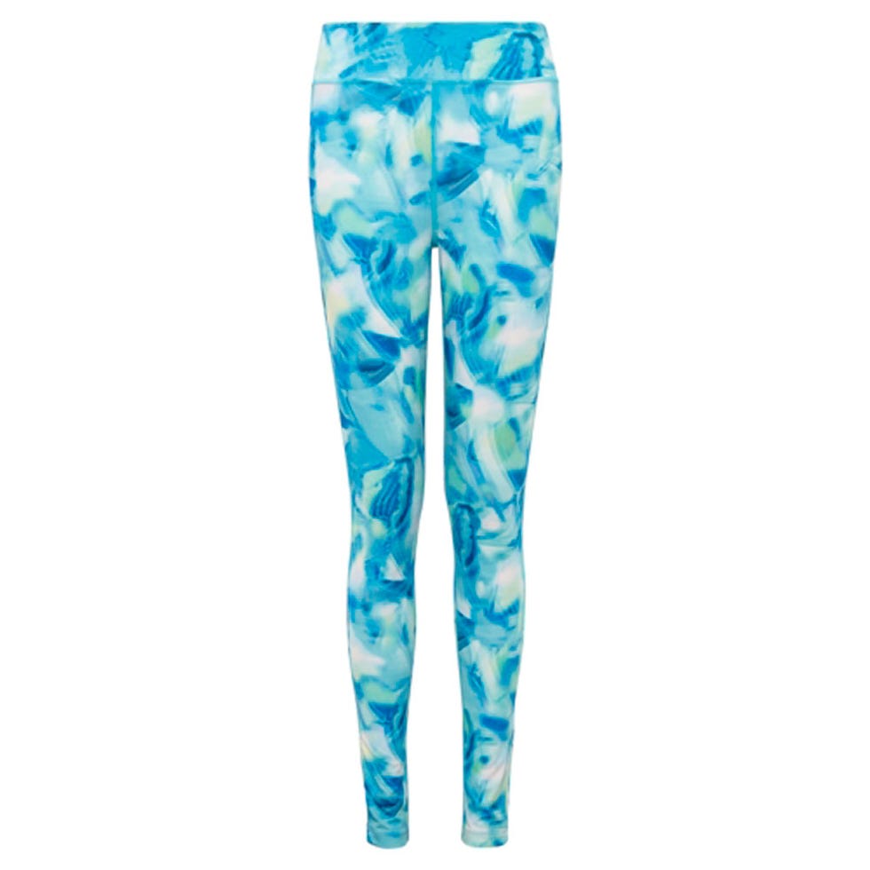 Blue, Green, Teal, Aqua, Turquoise, Pattern, Electric blue, Azure, Camouflage, Leggings, 
