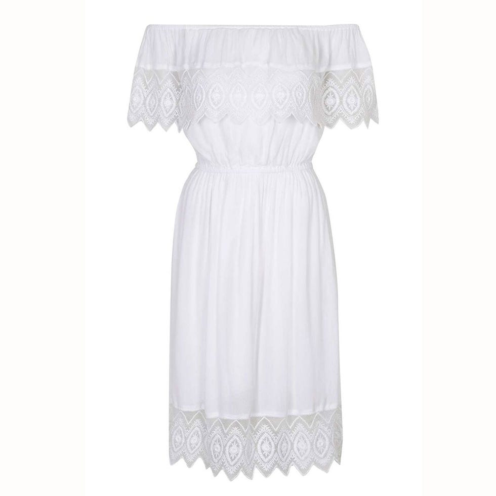 Product, Dress, Sleeve, Textile, Pattern, One-piece garment, Formal wear, Day dress, Grey, Lavender, 