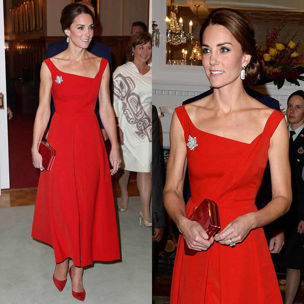 Clothing, Dress, Fashion model, Shoulder, Red, Red carpet, Fashion, Cocktail dress, Carpet, Flooring, 
