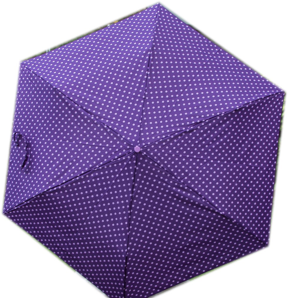 Violet, Purple, Umbrella, Pattern, Design, Fashion accessory, Polka dot, 
