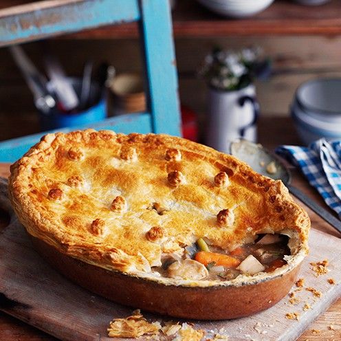 roast chicken pie
