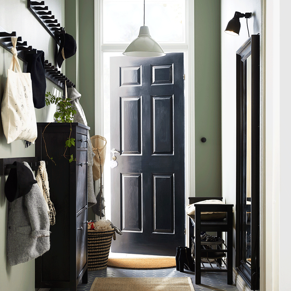 Room, Floor, Home door, Door, Fixture, Grey, Door handle, Teal, Hardwood, Handle, 