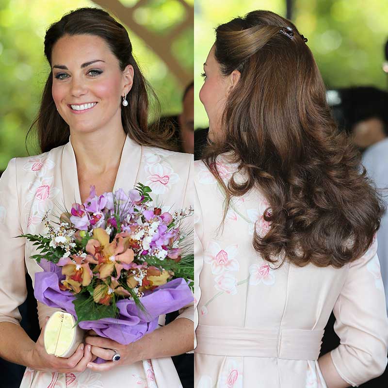 Hair, Sleeve, Petal, Flower, Happy, Facial expression, Bouquet, Coat, Purple, Beauty, 