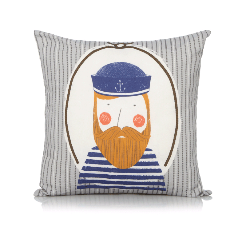 Throw pillow, Pillow, Cushion, Textile, Furniture, Home accessories, Linens, Moustache, Illustration, Owl, 