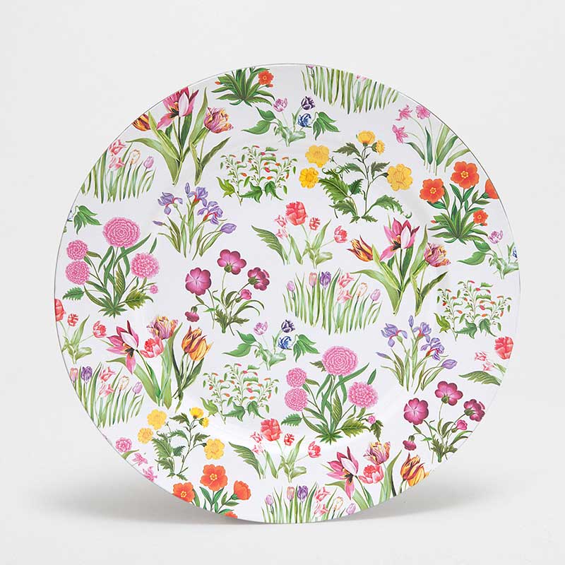 Dishware, Plate, Tableware, Porcelain, Leaf, Botany, Ceramic, Dinnerware set, Platter, Wildflower, 