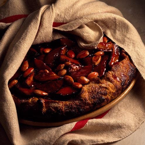 best plum recipes plum and almond tart