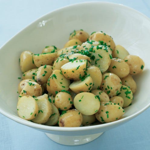 potato salad recipes potato and chive salad