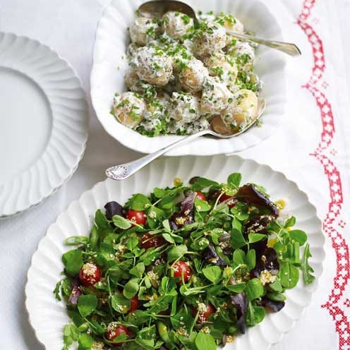 potato salad recipes new potato salad with caper dressing