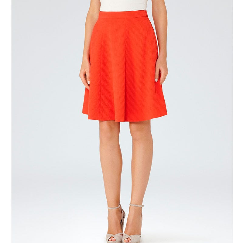 Clothing, Waist, A-line, Orange, Pencil skirt, Pocket, Shorts, Dress, Skort, 