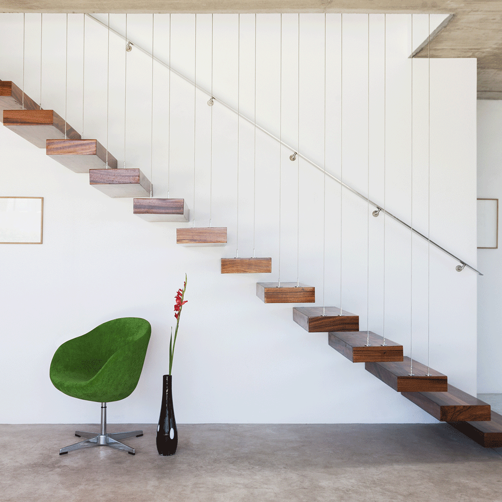 Stairs, Wall, Floor, Flooring, Handrail, Hardwood, Wood stain, Parallel, Composite material, Material property, 