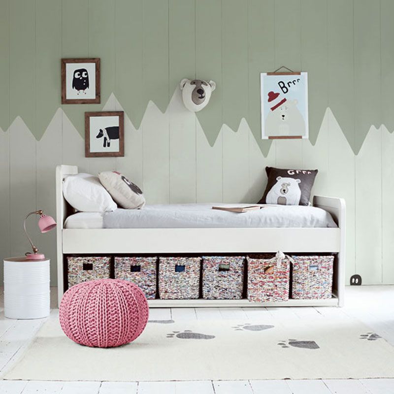 Furniture, Room, Bedroom, Pink, Bed, Interior design, Wall, Couch, studio couch, Table, 
