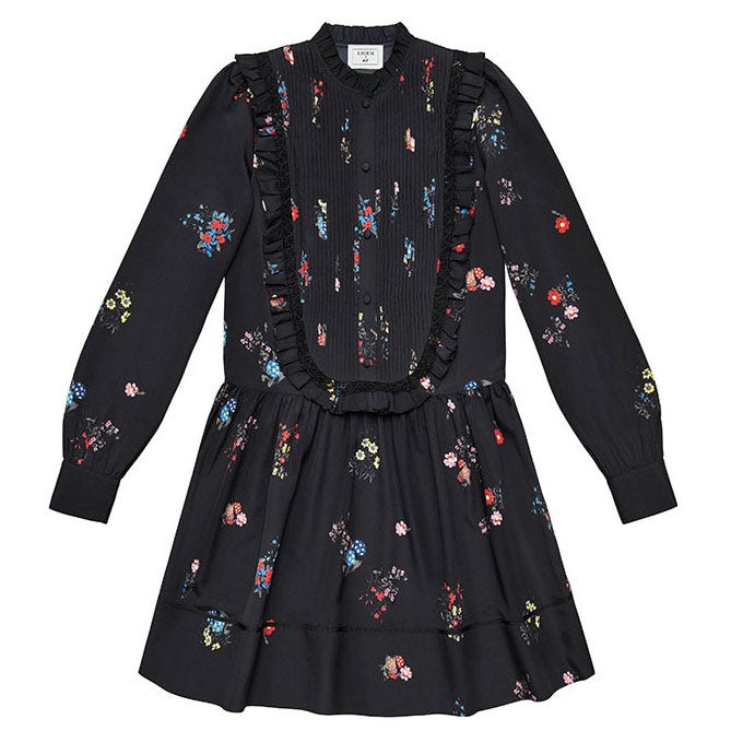 Clothing, Sleeve, Outerwear, Day dress, Dress, Robe, Pattern, Collar, Pattern, 