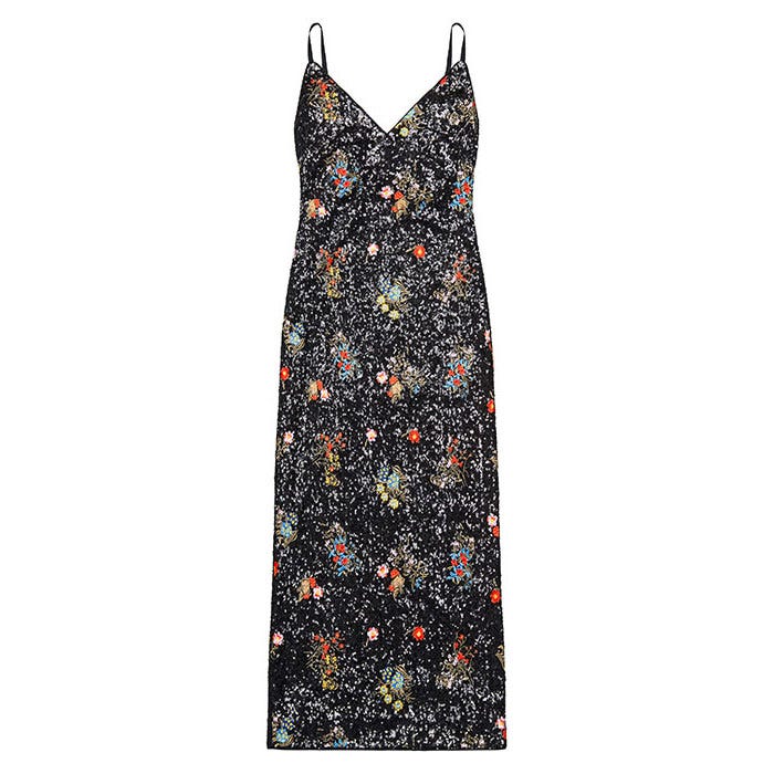Clothing, Dress, Day dress, Orange, Cocktail dress, Pattern, One-piece garment, Design, Neck, Pattern, 