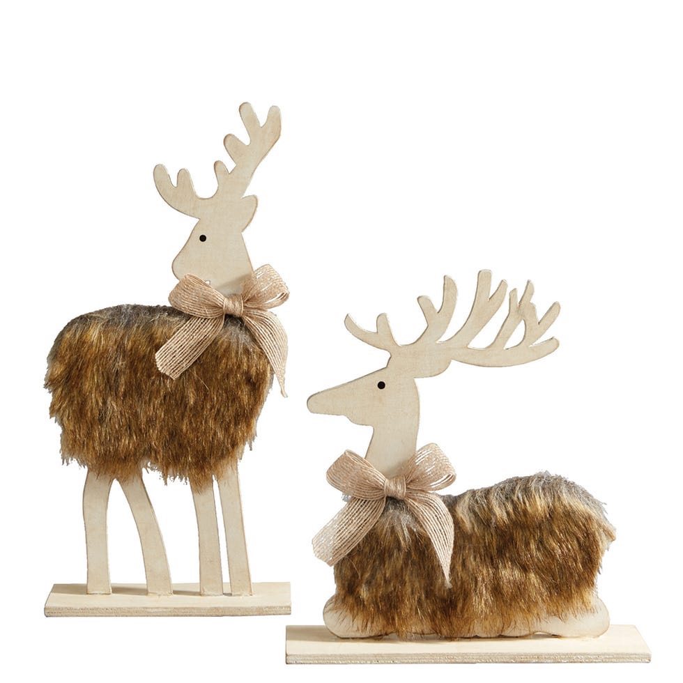 Reindeer, Deer, Elk, Animal figure, Figurine, Fawn, Moose, Wildlife, Antler, 