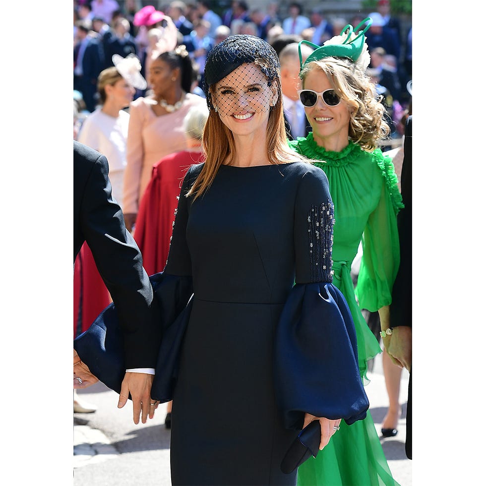 Clothing, Dress, Shoulder, Fashion, Street fashion, Eyewear, Turquoise, Cobalt blue, Haute couture, Beauty, 