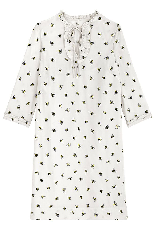 Clothing, White, Day dress, Pattern, Sleeve, Polka dot, Dress, Design, Cover-up, Outerwear, 