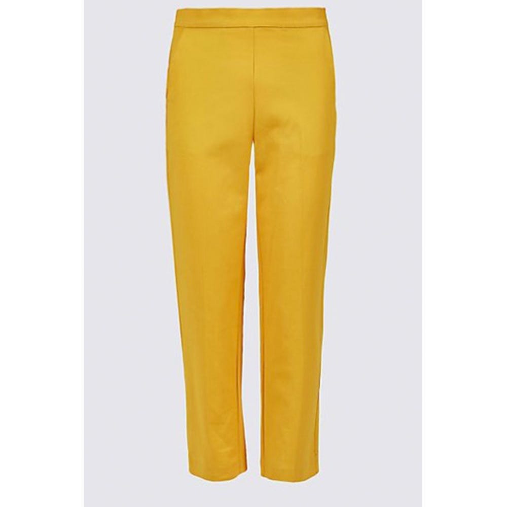 Clothing, Yellow, Trousers, Active pants, Sportswear, sweatpant, Jeans, Pocket, 