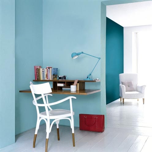 Room, Wood, Interior design, Floor, Wall, Furniture, Flooring, Teal, Turquoise, Chair, 