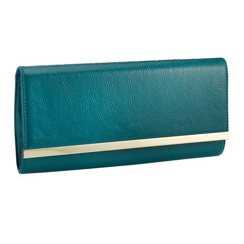 Rectangle, Wallet, Teal, Aqua, Turquoise, Coin purse, Leather, 