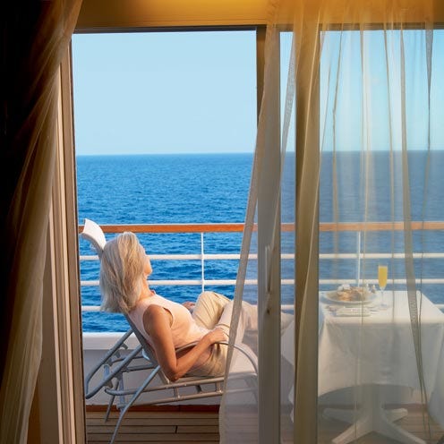 Comfort, Interior design, Horizon, Ocean, Vacation, Azure, Sea, Balcony, Outdoor furniture, Shade, 