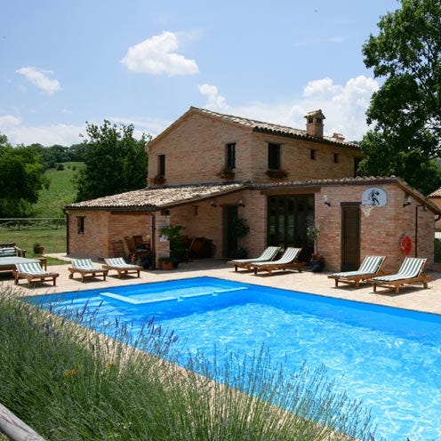 Swimming pool, Plant, Property, House, Real estate, Resort, Home, Residential area, Azure, Villa, 