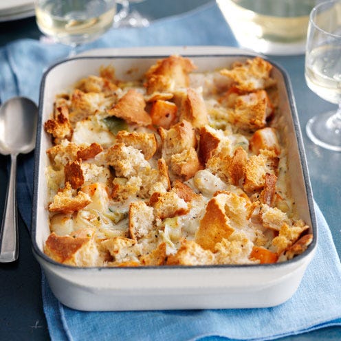 best traybake recipes chicken and squash gratin
