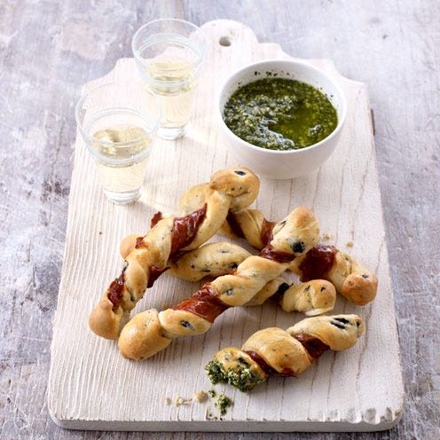 palitos de jamón de parma