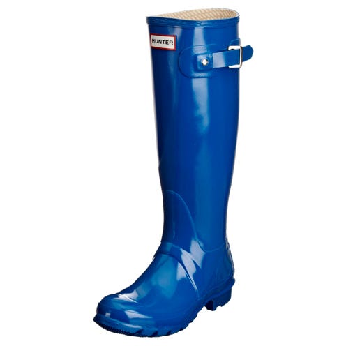 Blue, Boot, Riding boot, Electric blue, Azure, Knee-high boot, Aqua, Cobalt blue, Costume accessory, Leather, 