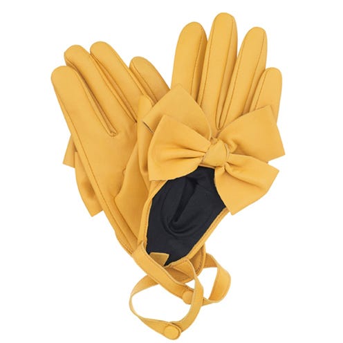 Brown, Yellow, Glove, Safety glove, Costume accessory, Personal protective equipment, Tan, Beige, Gesture, Thumb, 