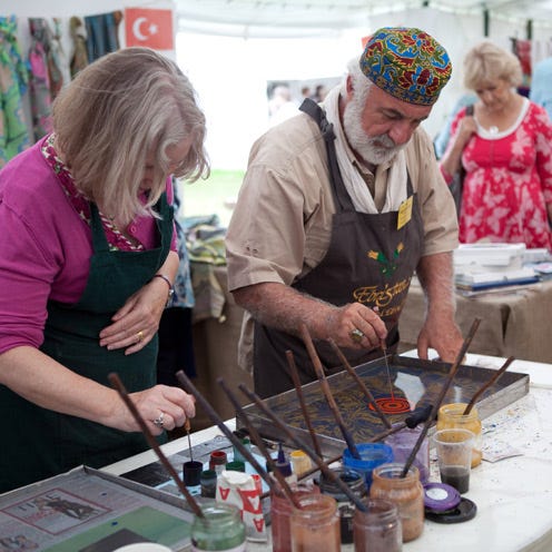 Artist, Table, Marketplace, Selling, Retail, Artisan, Customer, Market, Paint, Service, 