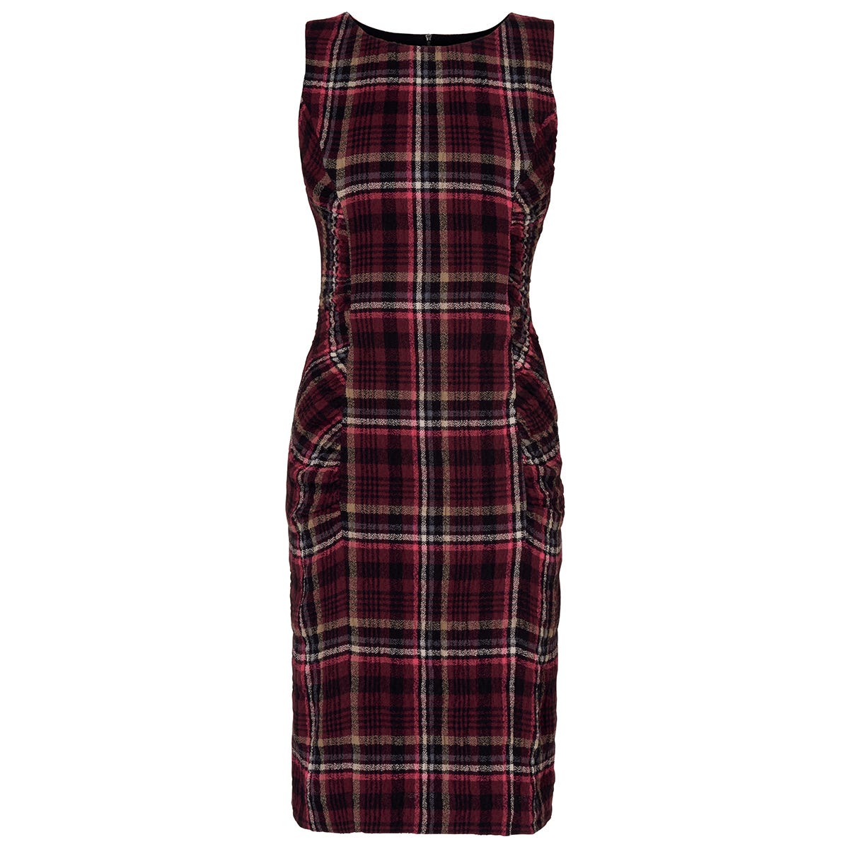 Plaid, Product, Tartan, Brown, Pattern, Textile, Red, White, Collar, Style, 
