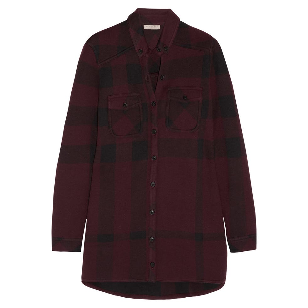 Clothing, Product, Sleeve, Collar, Coat, Textile, Red, Outerwear, White, Pattern, 