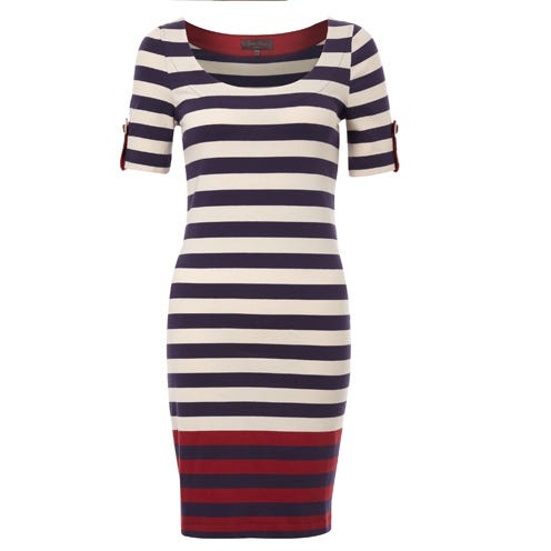 Product, Sleeve, White, Style, Pattern, Dress, Orange, Neck, Electric blue, Aqua, 