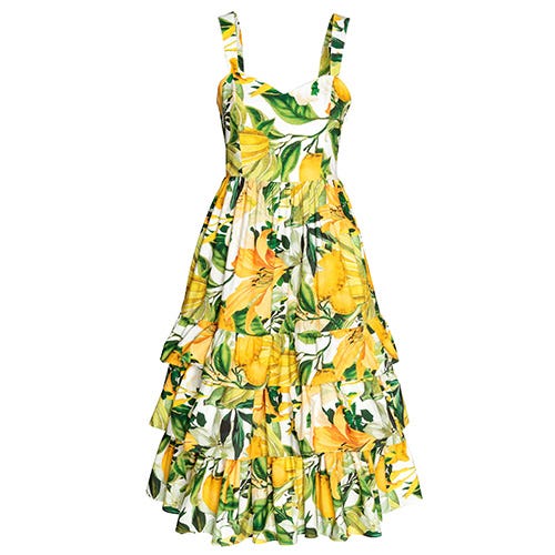 Day dress, Clothing, Dress, Yellow, Costume design, One-piece garment, Cocktail dress, Fashion design, Neck, A-line, 