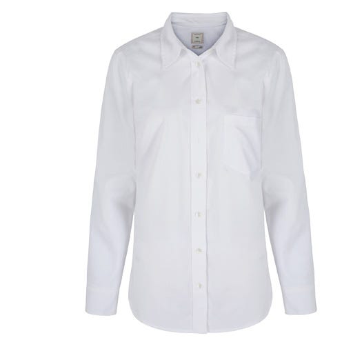Clothing, Product, Collar, Sleeve, Textile, White, Fashion, Pattern, Button, Fashion design, 