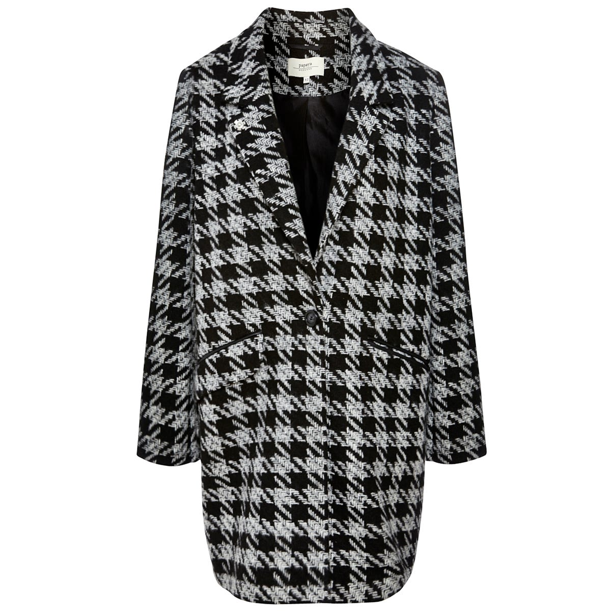 Collar, Sleeve, Coat, Textile, Outerwear, Pattern, Style, Blazer, Fashion, Grey, 