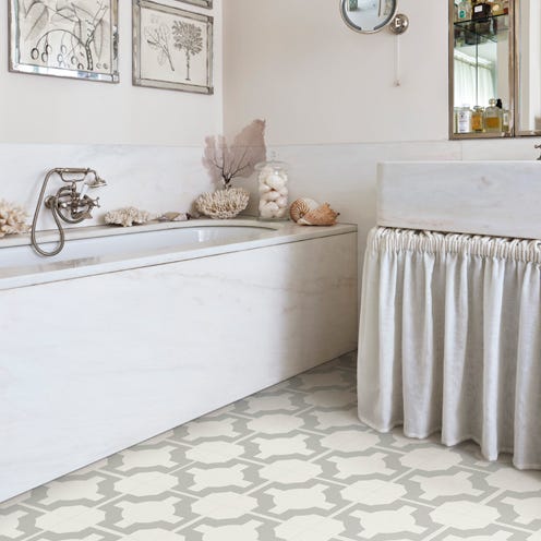Room, Floor, Interior design, Tablecloth, Flooring, Wall, Interior design, Linens, Home accessories, Grey, 