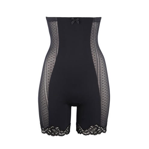 Black, Grey, Tights, Synthetic rubber, Waist, Boot, Active pants, Knee-high boot, Pattern, 
