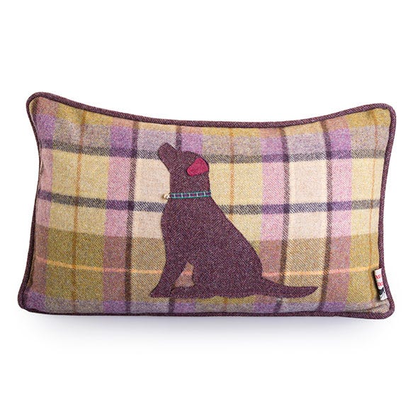 Brown, Textile, Purple, Violet, Carnivore, Linens, Home accessories, Lavender, Cushion, Rectangle, 