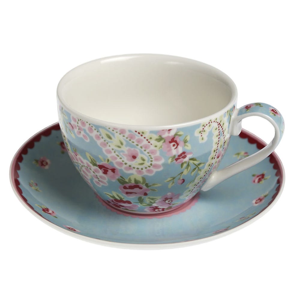 Cup, Serveware, Drinkware, Dishware, Green, Porcelain, Teacup, Tableware, Coffee cup, Ceramic, 