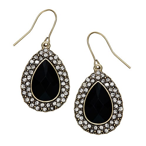 Earrings, Product, Jewellery, Fashion accessory, Metal, Fashion, Black, Body jewelry, Natural material, Design, 