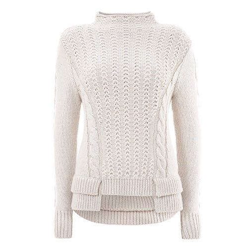 Product, Brown, Sleeve, Sweater, Textile, White, Pattern, Woolen, Wool, Fashion, 