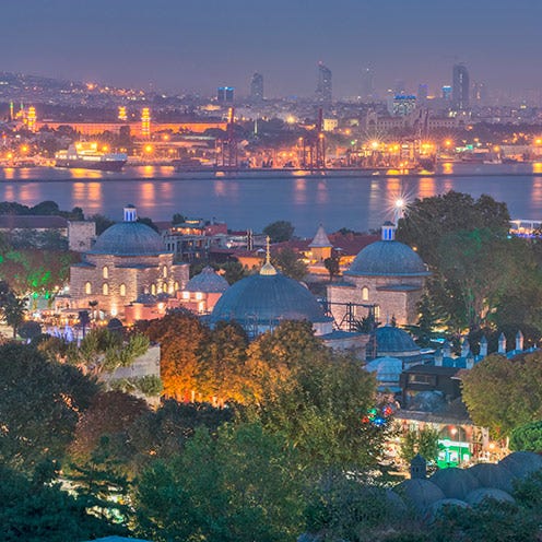 City, Urban area, Residential area, Metropolitan area, Night, Roof, Building, House, Cityscape, Horizon, 