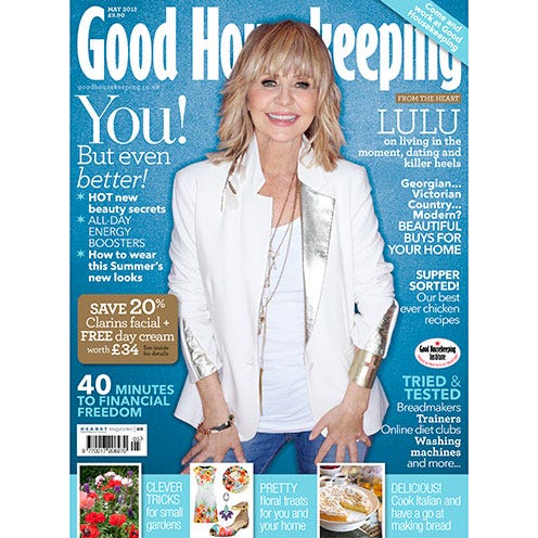 Advertising, Cuisine, Blazer, Publication, Blond, Bangs, Feathered hair, Hair coloring, Brown hair, Magazine, 