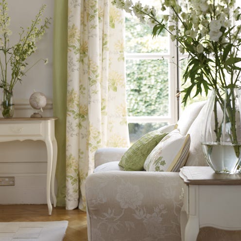 Room, Interior design, Wall, Interior design, Home, Window treatment, Twig, Grey, Home accessories, Linens, 
