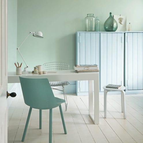 Floor, Room, Flooring, Interior design, Table, Furniture, Serveware, Wall, Turquoise, Teal, 