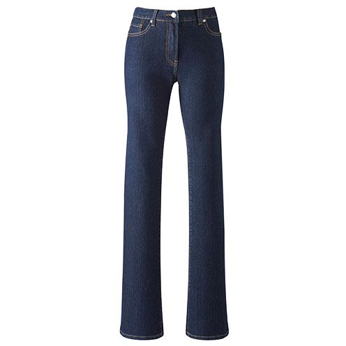 Buy Marks  Spencer Women Navy Blue Solid Bootcut Trousers  Trousers for  Women 2374380  Myntra