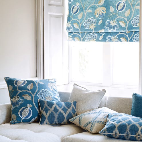 Blue, Room, Interior design, Textile, Living room, Wall, Furniture, Pillow, Home, Throw pillow, Blue, Room, Interior design, Textile, Living room, Wall, Furniture, Pillow, Home, Throw pillow,
